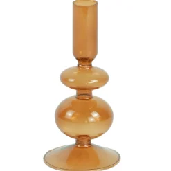 New Nimara Fendi glas lysestage amber 15 cm