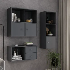 Discount Nimara Flora lågesæt  (2 låger) - Grå