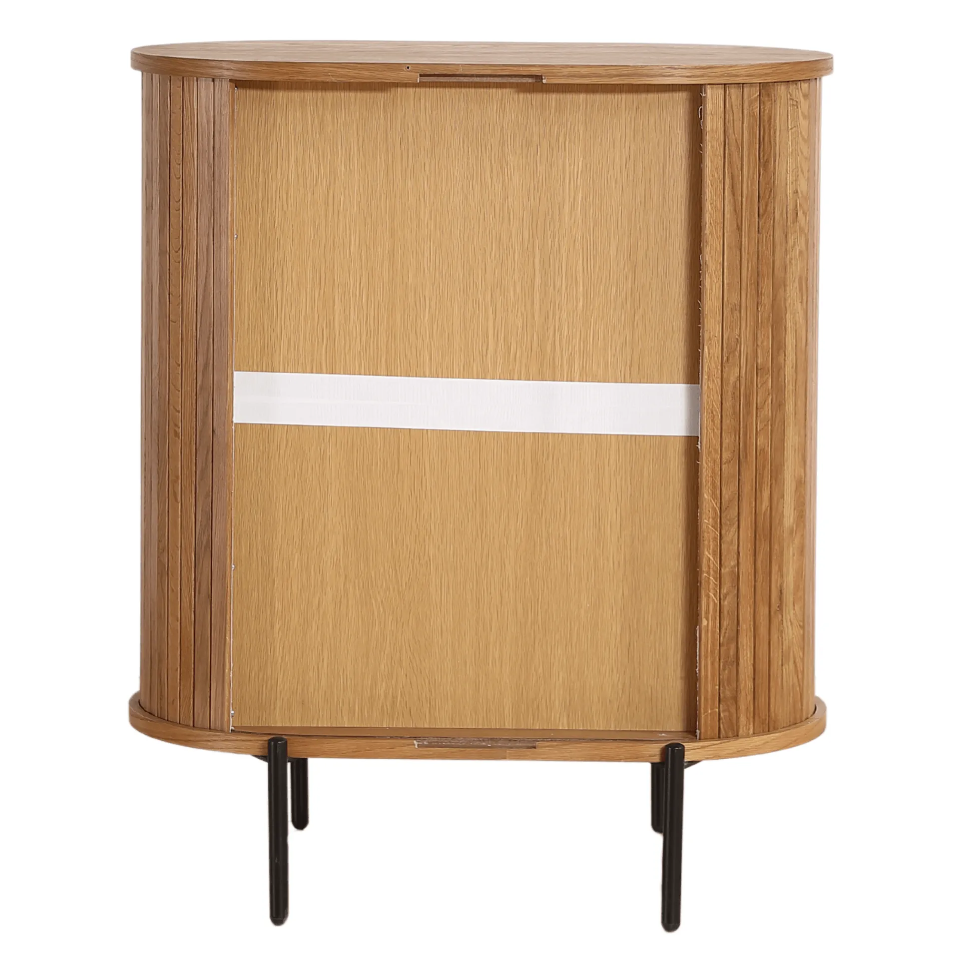 Hot Nimara Florence jalousi skab med lameller i eg 70x40x85 cm