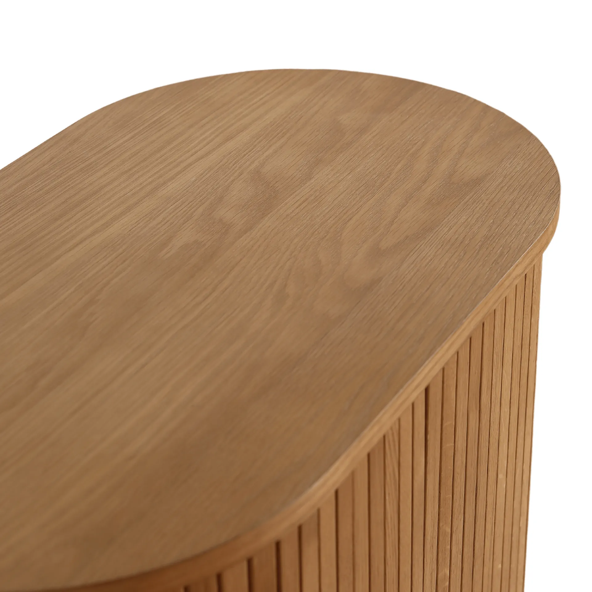 Hot Nimara Florence jalousi skab med lameller i eg 70x40x85 cm