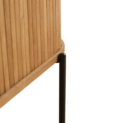 New Nimara Florence jalousi skab med lameller i eg 160x45x75 cm