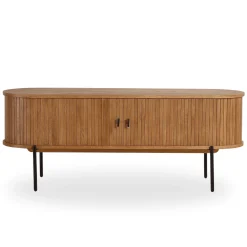 Sale Nimara Florence jalousi tv-bord med lameller i eg 138x40x55 cm