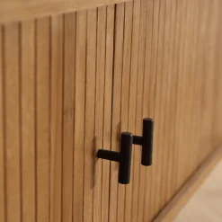 Sale Nimara Florence jalousi tv-bord med lameller i eg 138x40x55 cm