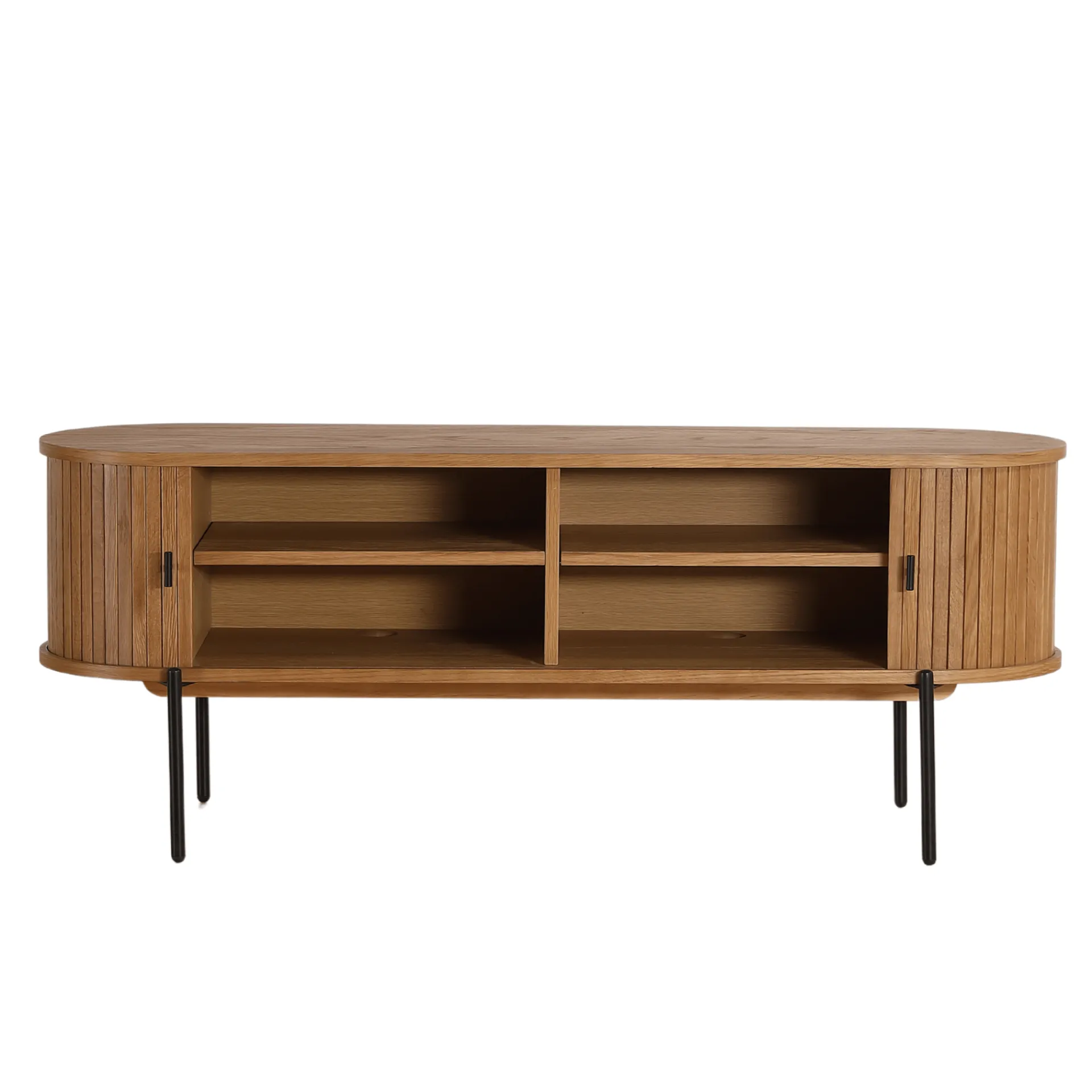 Sale Nimara Florence jalousi tv-bord med lameller i eg 138x40x55 cm