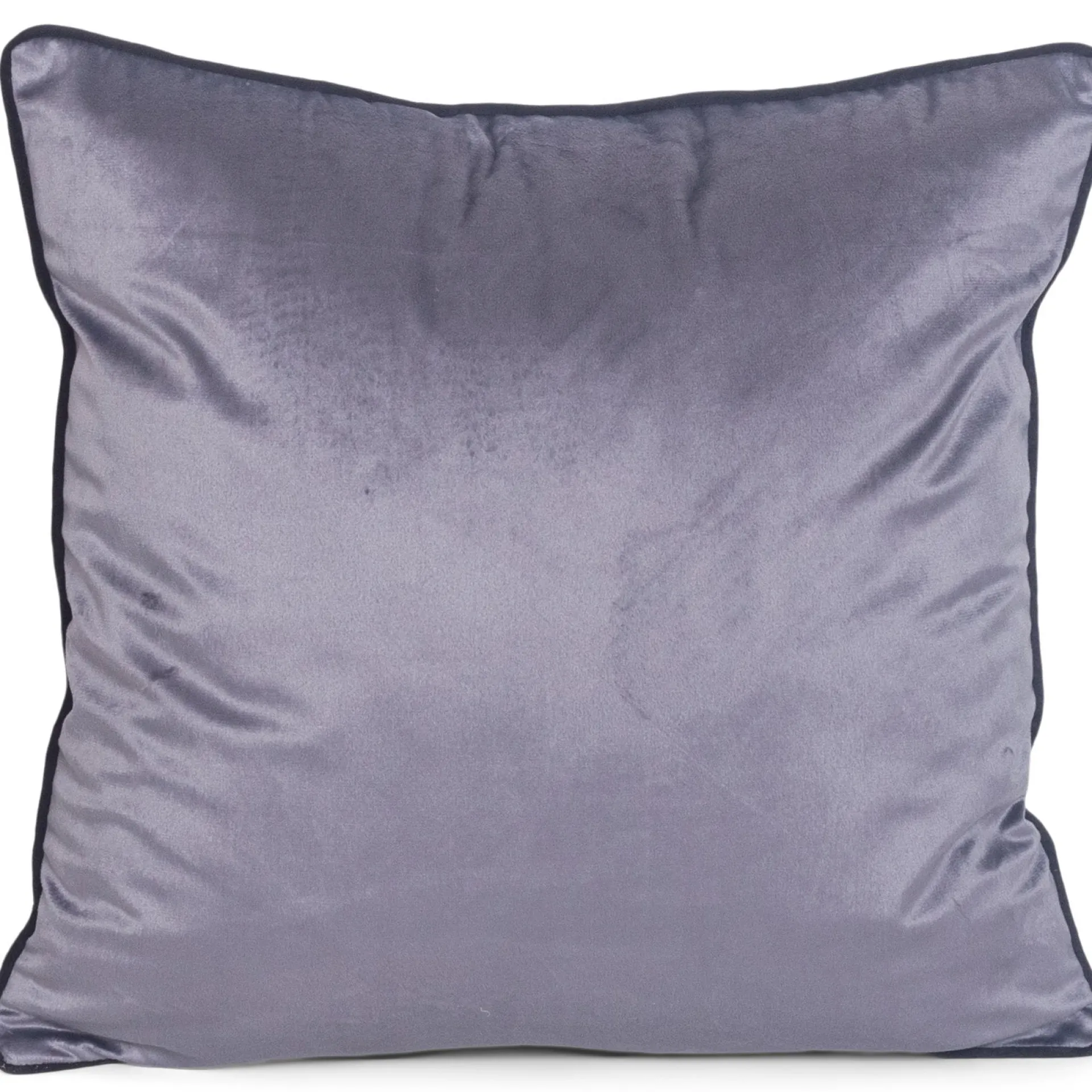 Discount Nimara Gabi pyntepude - Sølvgrå velour 45x45 cm