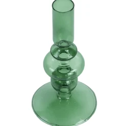 Hot Nimara Gracie glas lysestage grøn 18 cm