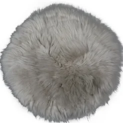 New Nimara Ægte lammeskindshynde - Grå Ø40 cm