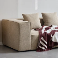 Best Nimara Hailey - Højrevendt chaiselong modulsofa i sand med 2 moduler L: 294 X D: 148 X H: 65 cm