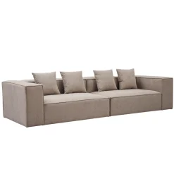 Nimara Hailey - Modulsofa i sand med 2 moduler L: 294 X D: 100 X H: 65 cm