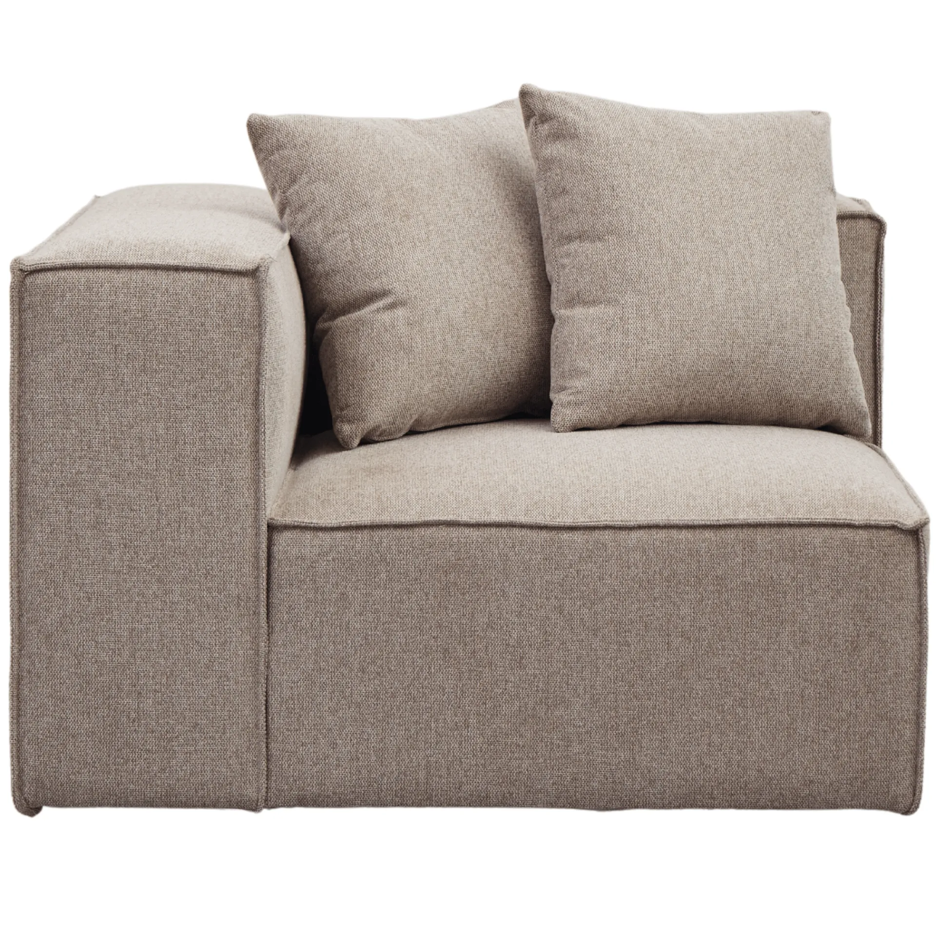 Nimara Hailey hjørne modul i sand L: 100 X D: 100 X H: 65 cm