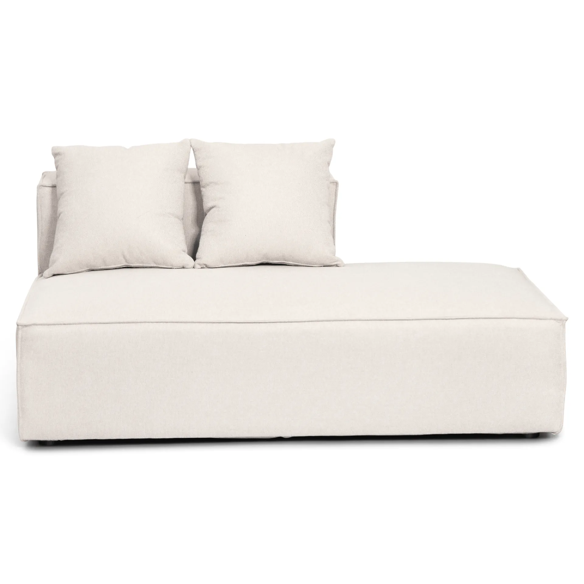 New Nimara Hailey modul med halvt ryglæne højrevendt i beige L: 148 x D: 100 x H: 65 cm