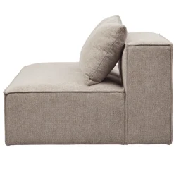Clearance Nimara Hailey modul med halvt ryglæne venstrevendt i sand L:148 x D: 100 x H: 65 cm