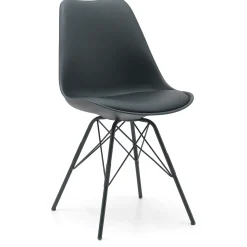 Clearance Nimara Hannah spisebordsstol - Sort med sorte ben