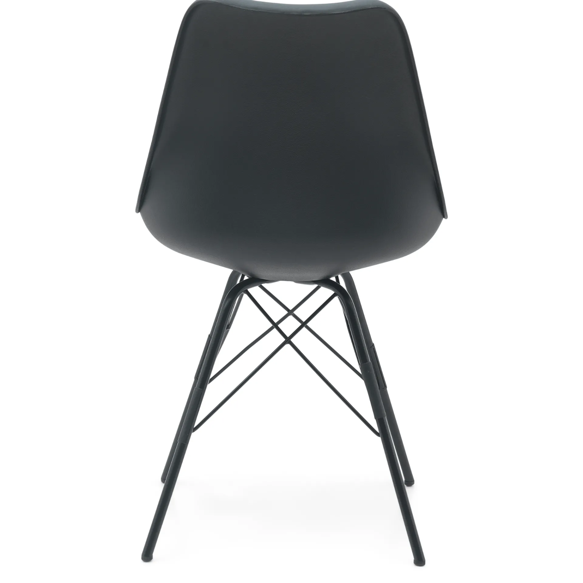 Clearance Nimara Hannah spisebordsstol - Sort med sorte ben