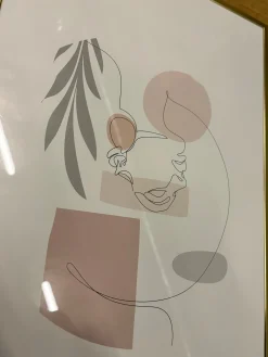 Best Nimara Ibi billedrammer bundle - 4 forskellige størrelser guld. Brudt emballage - se produktbeskrivelse (OU11773)