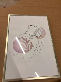 Best Nimara Ibi billedrammer bundle - 4 forskellige størrelser guld. Brudt emballage - se produktbeskrivelse (OU11773)