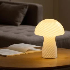 Nimara Ida Mushroom LED lampe hvid 24 cm