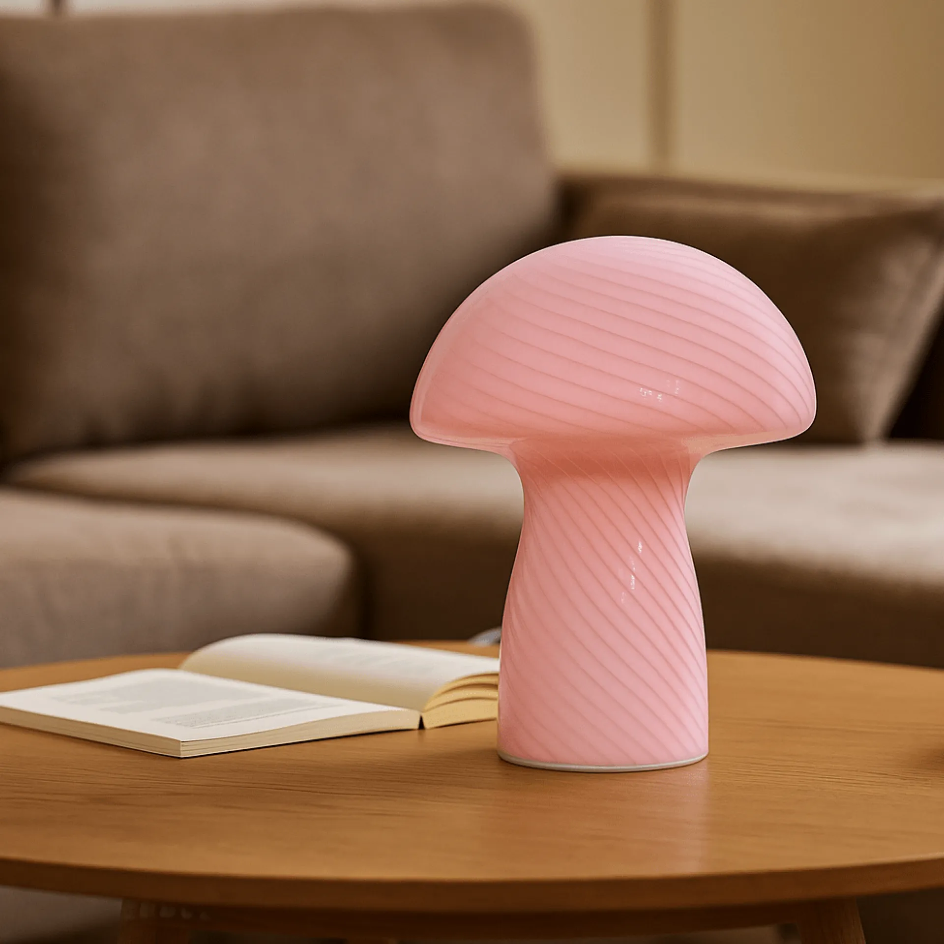 Sale Nimara Ida Mushroom LED lampe lyserød 24 cm
