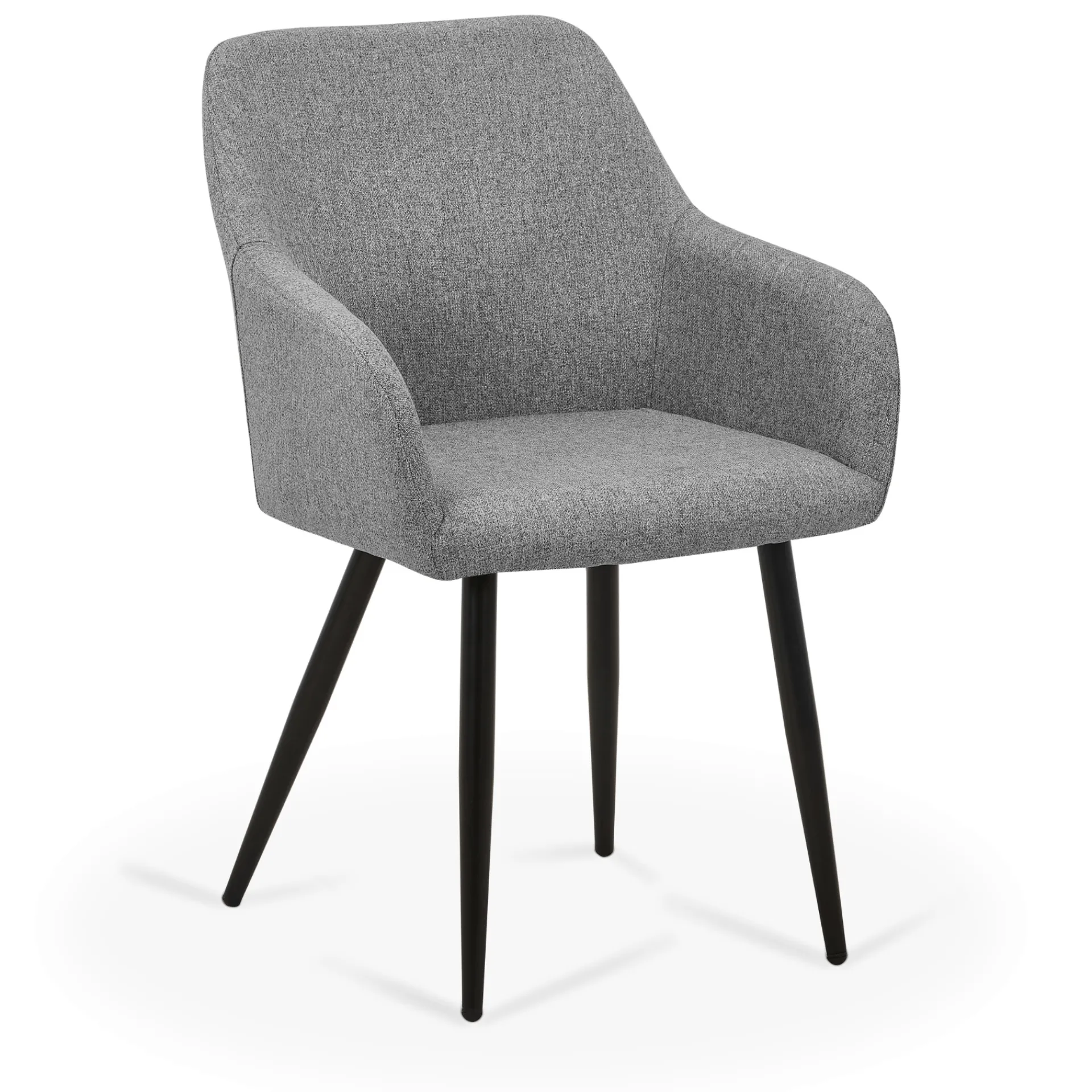 Sale Nimara Jenna spisebordsstol - mørkegrå med sorte ben