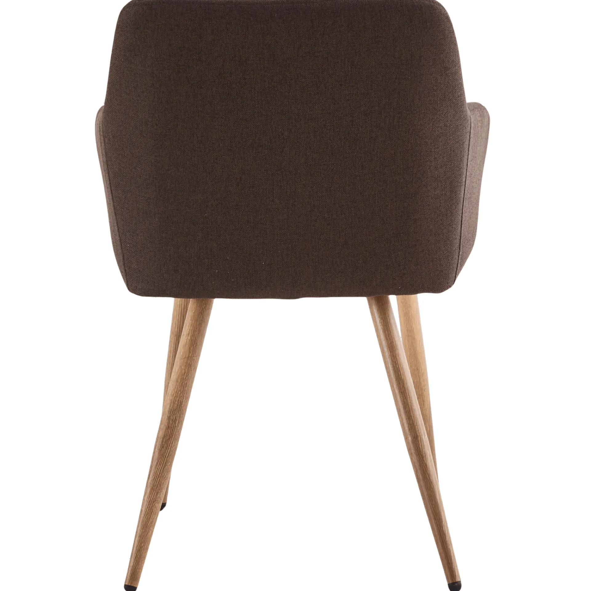 Online Nimara Jenna spisebordstol - brun tekstil med egelook