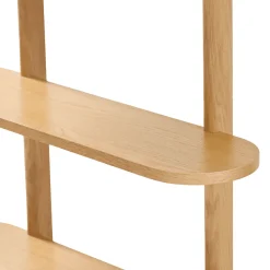 Clearance Nimara Juliet væghylde i eg med 5 hylder H:140 x D:22 x B:130 cm