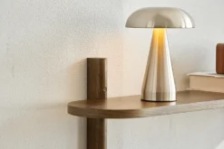 Online Nimara Juliet væghylde i røget eg med 3 hylder H:100 x D:22 x B:90 cm