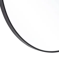 Outlet Nimara Kajsa rundt spejl med sort ramme Ø70 cm. Fejl/mærker - se produktbeskrivelse (OU11724)