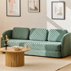 Online Nimara Katarina foldbar sovesofa grøn L: 217 x D: 77/145 x H: 75 cm