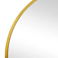 Online Nimara Kaya rundt spejl med messing/guld ramme Ø70 cm