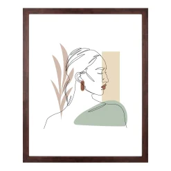 Outlet Nimara Lea billedramme 40x50 cm røget træ