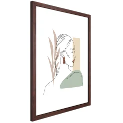 Outlet Nimara Lea billedramme 40x50 cm røget træ