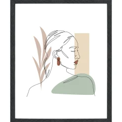 Discount Nimara Lea billedramme 40x50 cm sort