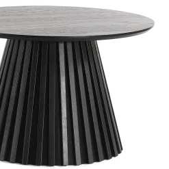 Sale Nimara Lewis lamel sofabord sort Ø70 cm