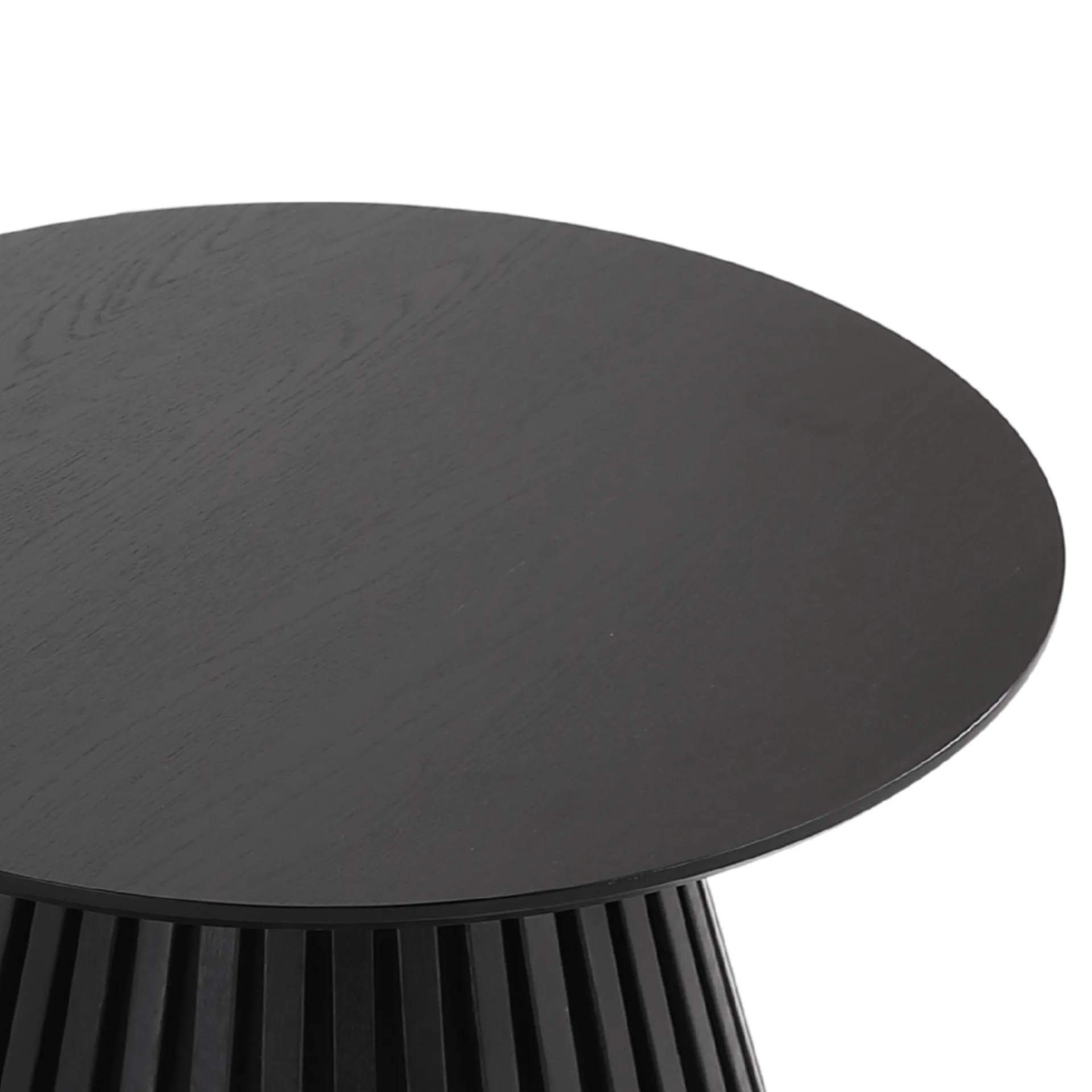 Sale Nimara Lewis lamel sofabord sort Ø70 cm