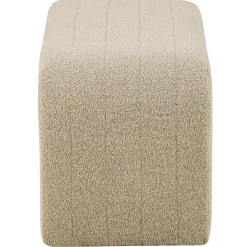 Best Nimara Lianna bænk i beige boucle 95x40x44 cm