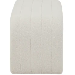 Online Nimara Lianna bænk i hvid boucle 95x40x44 cm