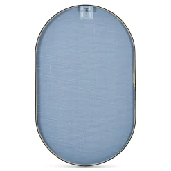 Online Nimara Linda ovalt spejl med sort ramme 50x80 cm