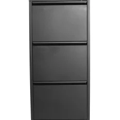 Nimara Louis skoskab - Sort metal med 3 låger