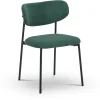 Hot Nimara Lucinda Spisebordsstol - grøn tekstil