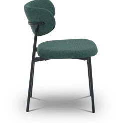 Hot Nimara Lucinda Spisebordsstol - grøn tekstil