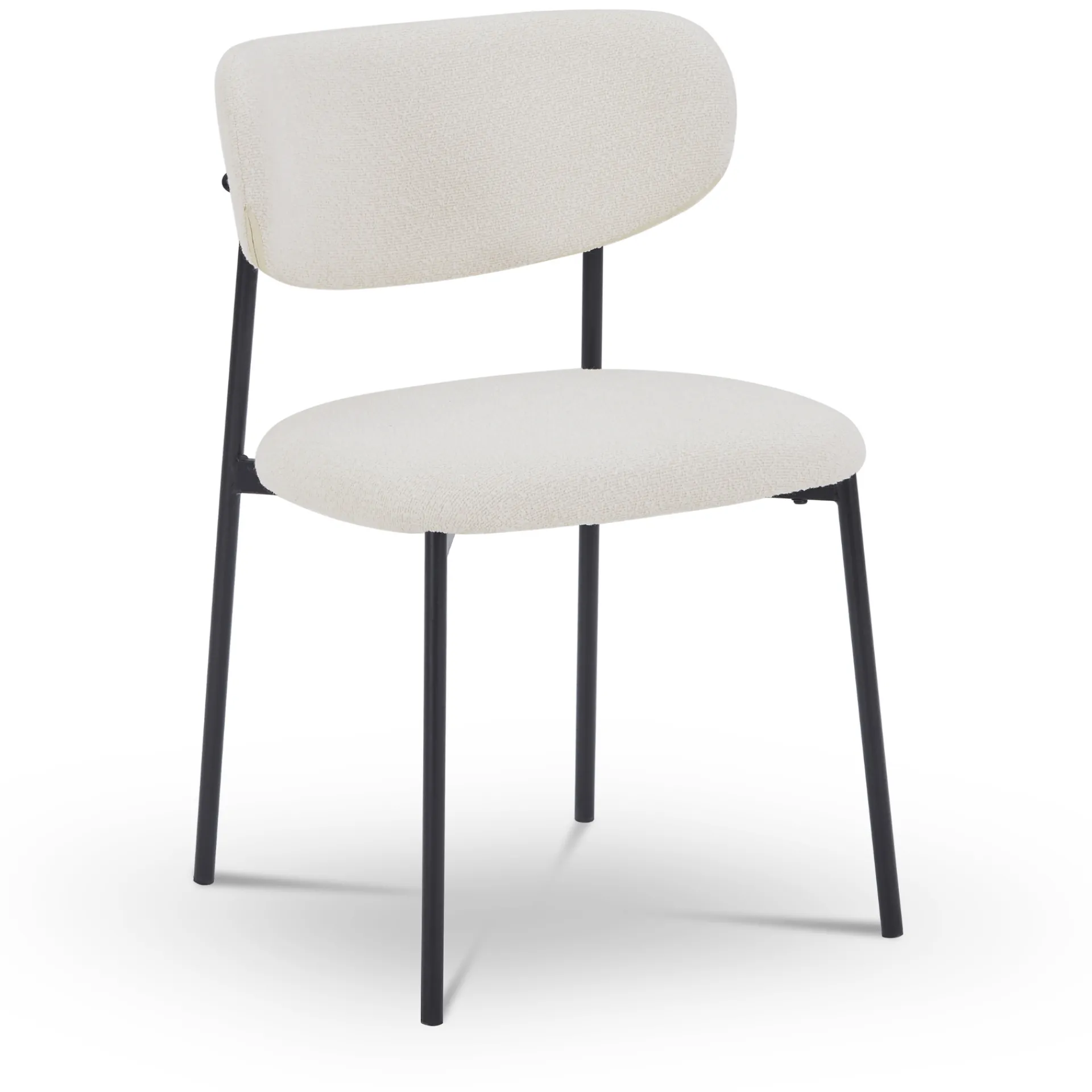 Best Nimara Lucinda Spisebordsstol - hvid boucle