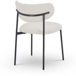 Best Nimara Lucinda Spisebordsstol - hvid boucle