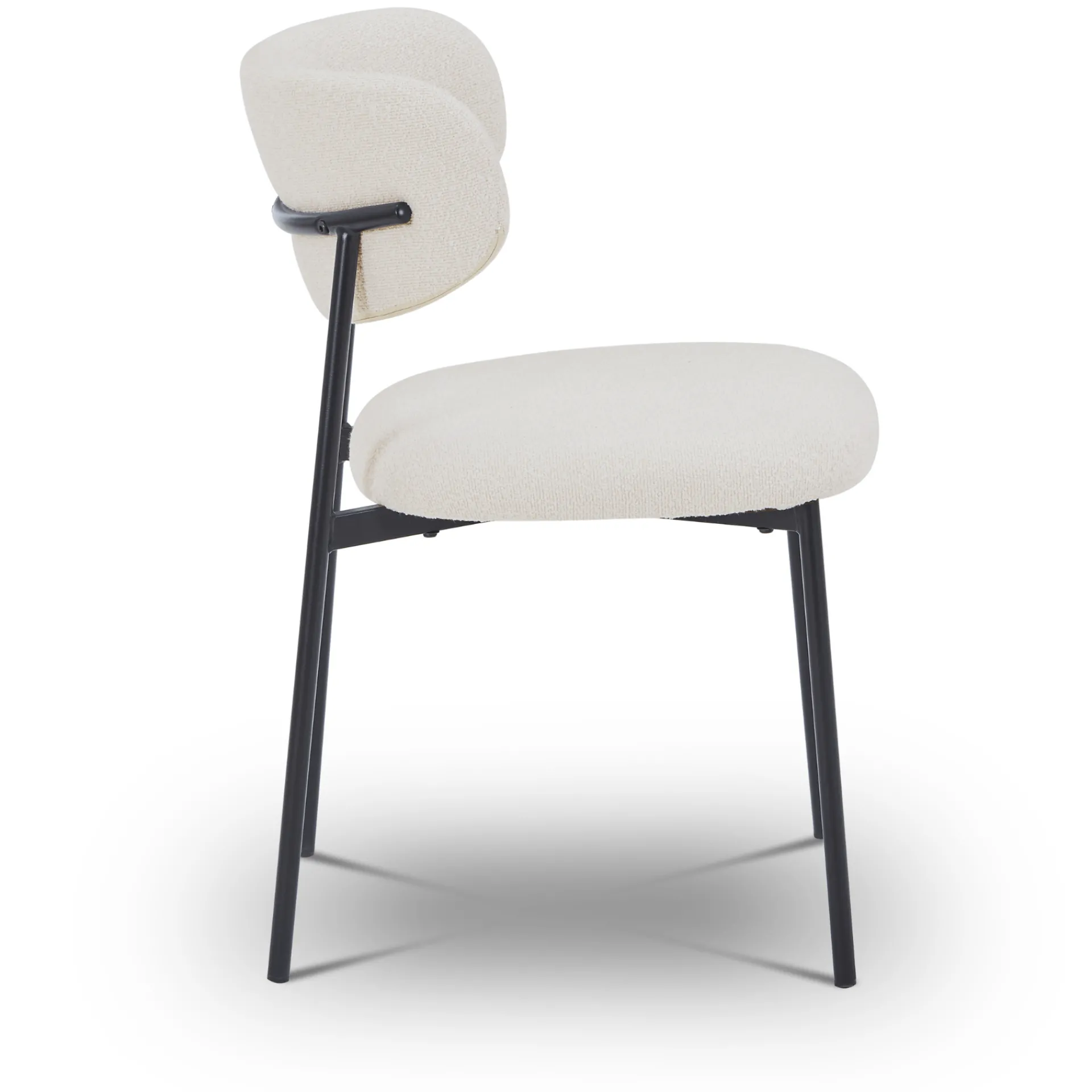 Best Nimara Lucinda Spisebordsstol - hvid boucle