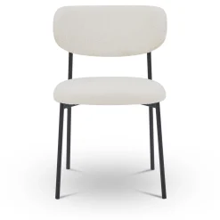 Best Nimara Lucinda Spisebordsstol - hvid boucle