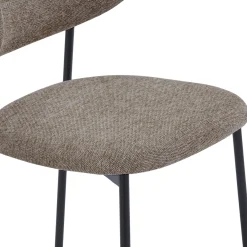 Clearance Nimara Lucinda Spisebordsstol - sand tekstil