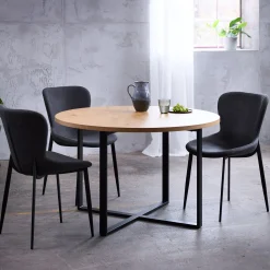 Nimara Lugo spisebord i egelook Ø120 CM