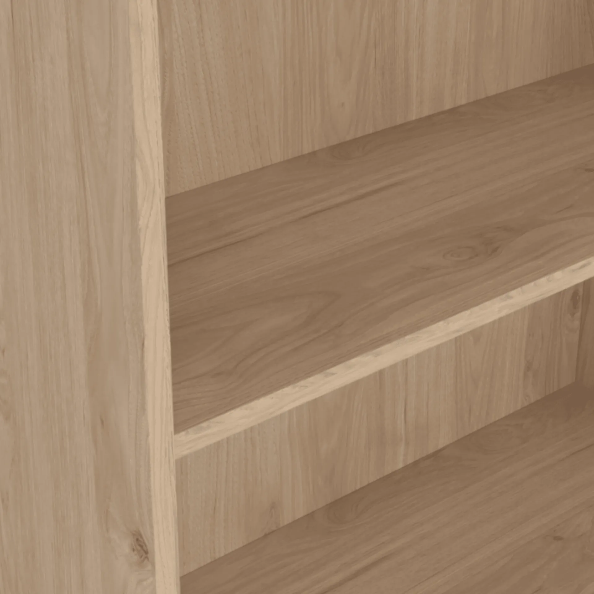 Online Nimara Maddie reol med 5 hylder i eg 175,5x66x25,5 cm