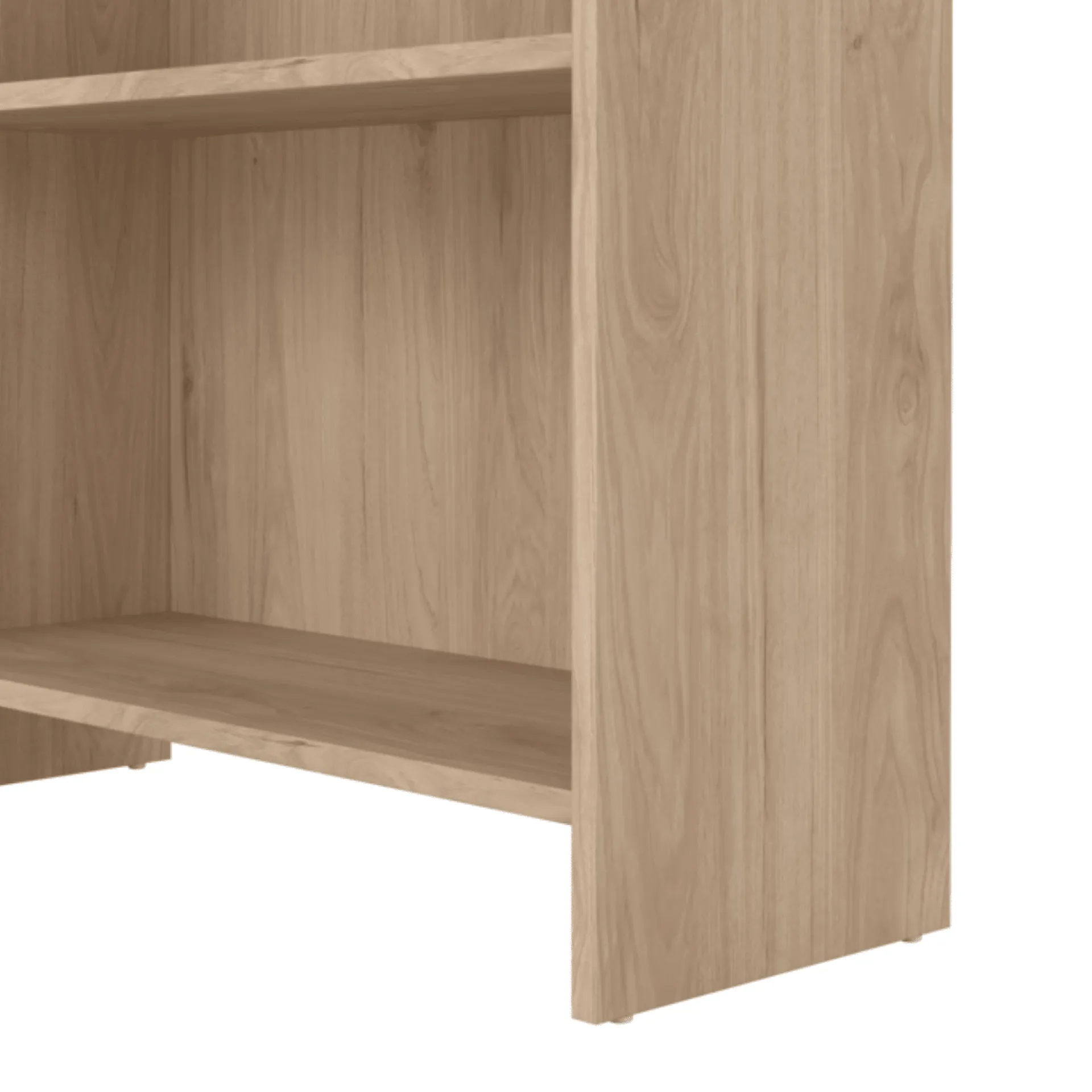 Online Nimara Maddie reol med 5 hylder i eg 175,5x66x25,5 cm