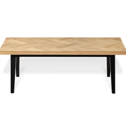 New Nimara Madelina - sildebens sofabord i lakeret egetræsfiner 120 cm