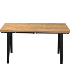 Hot Nimara Madelina sildebensbord 150/240x90 cm - Lakeret egefiner (Forberedt til tillægsplader)